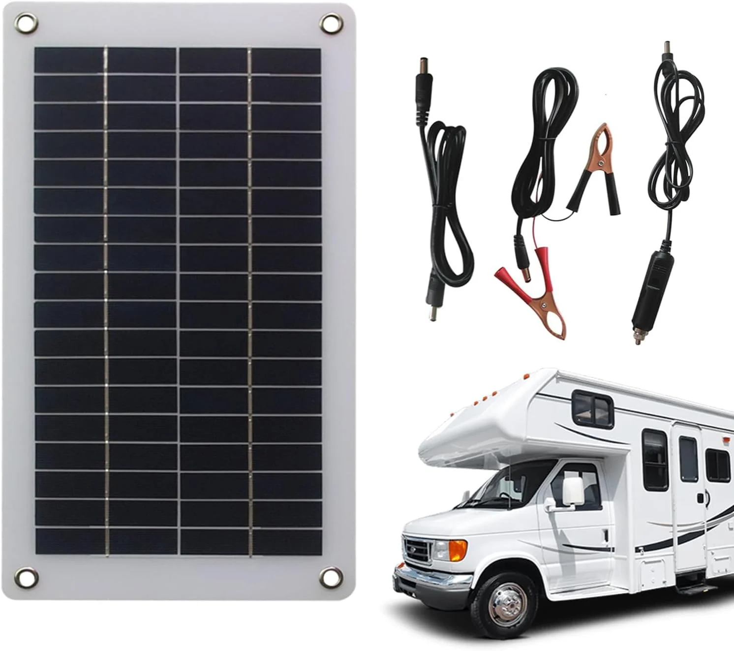 پنل خورشیدی | قابل حمل ضدآب 10 وات 18 ولت | شارژر تلفن USB مناسب فضای باز - برای کمپینگ، بقا در فضای باز، کوله گردی، مسافرت، خودرو، RV، ساحل، جشنواره، قایق سواری پنل خورشیدی | قابل حمل ضدآب 10 وات 18 ولت | شارژر تلفن USB مناسب فضای باز - برای کمپینگ، بقا در فضای باز، کوله گردی، مسافرت، خودرو، RV، ساحل، جشنواره، قایق سواری