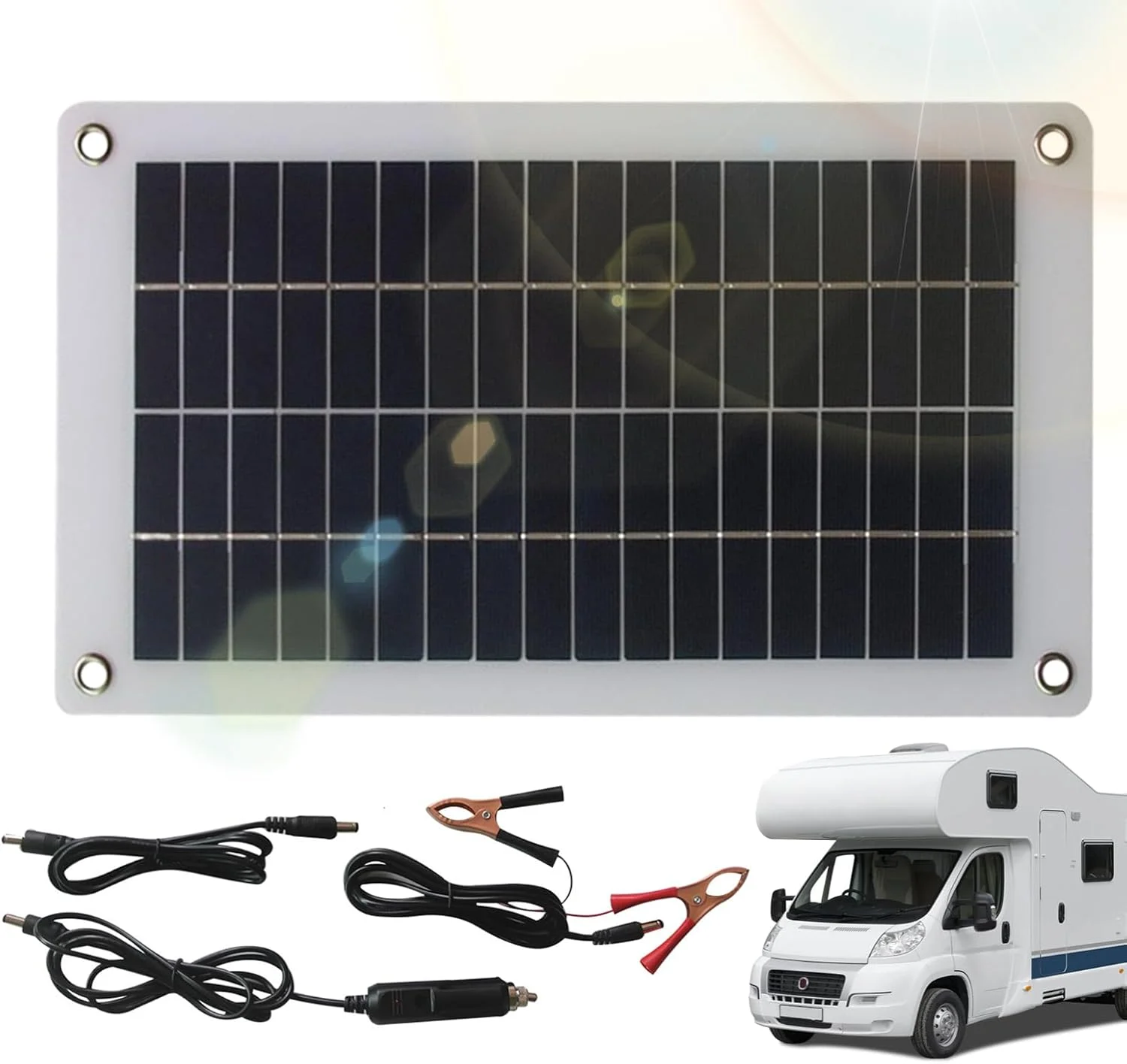 پنل خورشیدی | قابل حمل ضد آب 10 وات 18 ولت | شارژر تلفن هوشمند مناسب فضای باز | برای کمپینگ، بقا در طبیعت، کوله گردی، مسافرت، خودرو، خانه سیار، ساحل، جشنواره، قایق سواری پنل خورشیدی | قابل حمل ضد آب 10 وات 18 ولت | شارژر تلفن هوشمند مناسب فضای باز | برای کمپینگ، بقا در طبیعت، کوله گردی، مسافرت، خودرو، خانه سیار، ساحل، جشنواره، قایق سواری