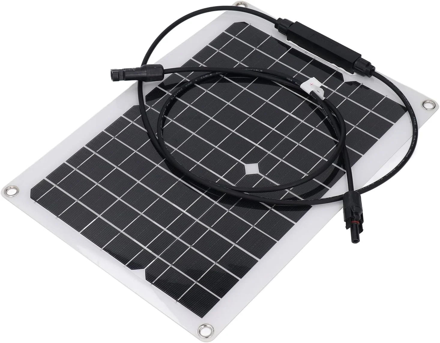 پنل خورشیدی 15 واتی سیلیکون مونوکریستالی، شارژر پنل خورشیدی USB، عملکرد بالا، قابل حمل، نگهدارنده باتری، گیره/نگهدارنده باتری 18 ولت، برای RV، دریایی، قایق، سیستم خارج از شبکه