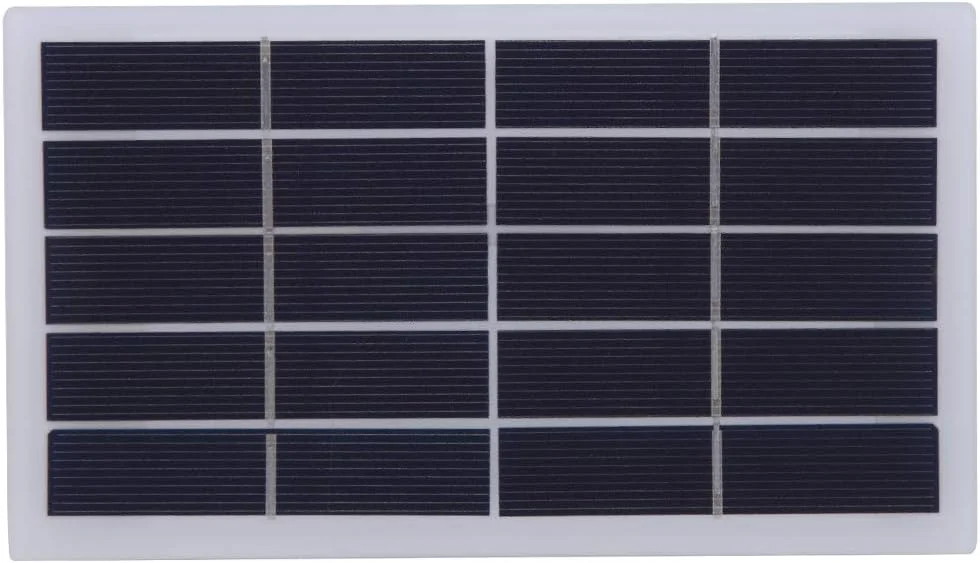 پنل خورشیدی پلیسیلیکونی 2 وات 5 ولت سبک وزن Tnfeeon با گیره/نگهدارنده، پنل خورشیدی با ولتاژ پایدار برای فعالیتهای فضای باز، جنس پلیسیلیکون (#1) پنل خورشیدی پلیسیلیکونی 2 وات 5 ولت سبک وزن Tnfeeon با گیره/نگهدارنده، پنل خورشیدی با ولتاژ پایدار برای فعالیتهای فضای باز، جنس پلیسیلیکون (#1)