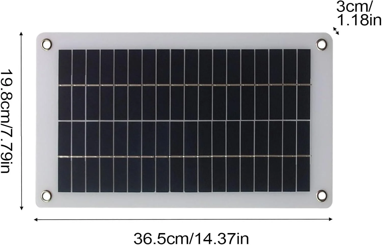 پنل خورشیدی قابل حمل 10 وات 18 ولت ضد آب، شارژر تلفن همراه USB برای فضای باز، مناسب کمپینگ، پیاده روی، بقا در طبیعت، کوله گردی، مسافرت، خودرو، خانه سیار، ساحل و جشنواره