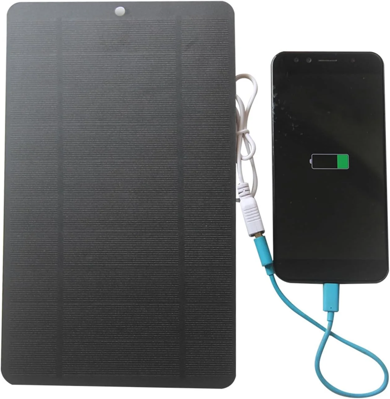 پنل خورشیدی 7 وات 5 ولت با آداپتور کنترلر سلول برای تلفن، خودرو، خانه، کمپینگ، استفاده در فضای باز و شارژ باتری - پنل قابل حمل