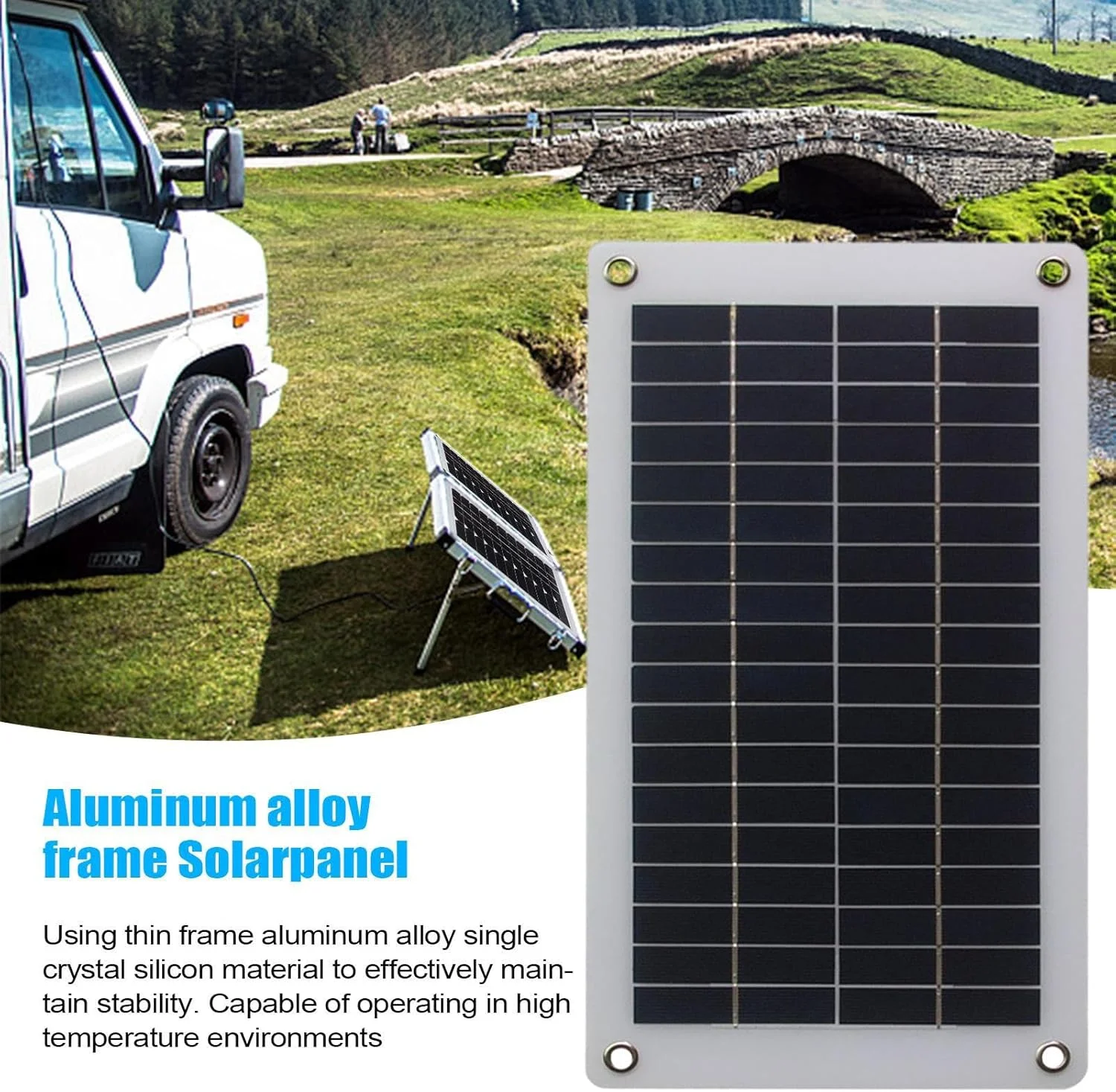 پنل خورشیدی قابل حمل | ضدآب قابل حمل 10 وات 18 ولت - شارژر تبلت تلفن همراه | برای کمپینگ، بقا در فضای باز، کوله گردی، مسافرت، ماشین، ساحل، جشنواره، قایق سواری