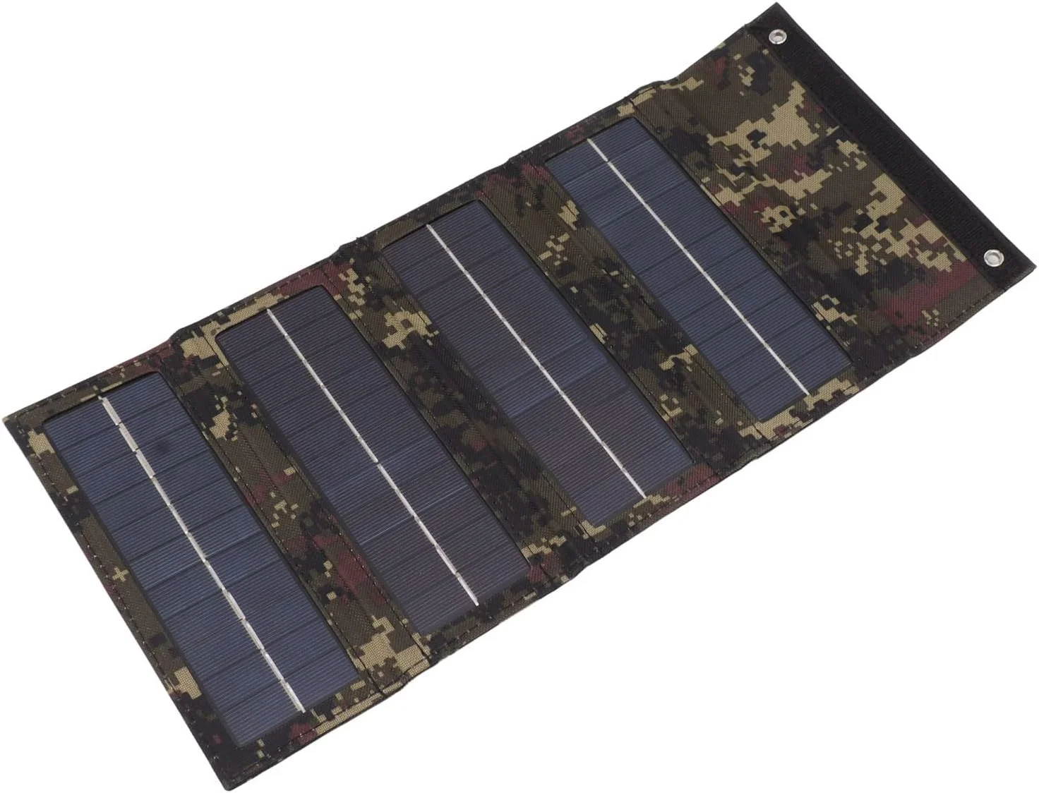 جعبه/کاور پنل خورشیدی تاشو Asixxsix، 40 وات، 4 پنل خورشیدی تاشو، کیف شارژ قابل حمل، شارژر مونوکریستالی تاشو با رابط USB برای مواقع اضطراری در فضای باز (چند رنگ)