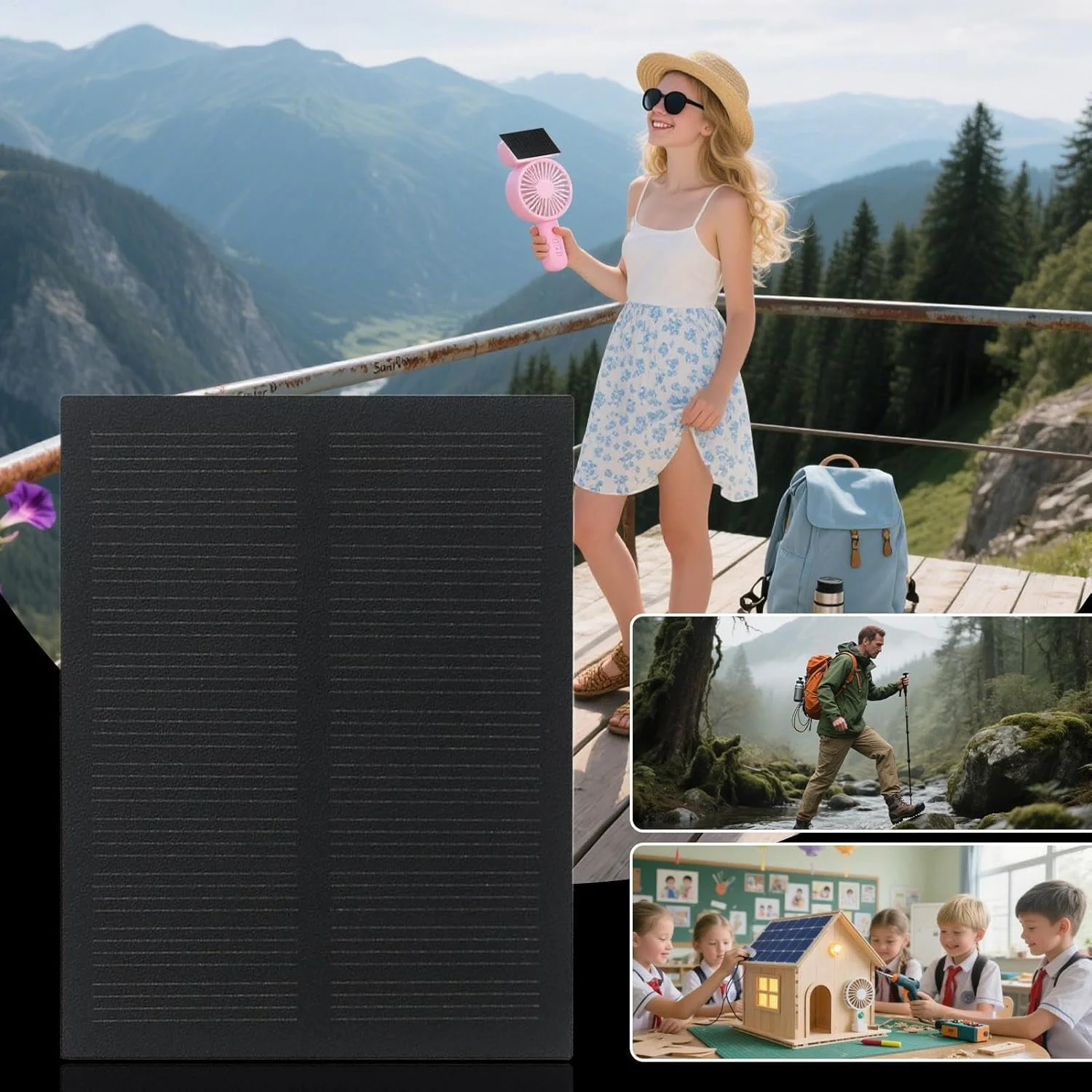 شارژر پنل خورشیدی - پنل فتوولتائیک 5 تکه 5.5 ولت برای اسباب بازی های خورشیدی | ژنراتور فضای باز با راندمان بالا برای مصارف خانگی، کمپینگ، کوله گردی، مسافرت، لوازم الکترونیکی، و پروژه های صنایع دستی شارژر پنل خورشیدی - پنل فتوولتائیک 5 تکه 5.5 ولت برای اسباب بازی های خورشیدی | ژنراتور فضای باز با راندمان بالا برای مصارف خانگی، کمپینگ، کوله گردی، مسافرت، لوازم الکترونیکی، و پروژه های صنایع دستی