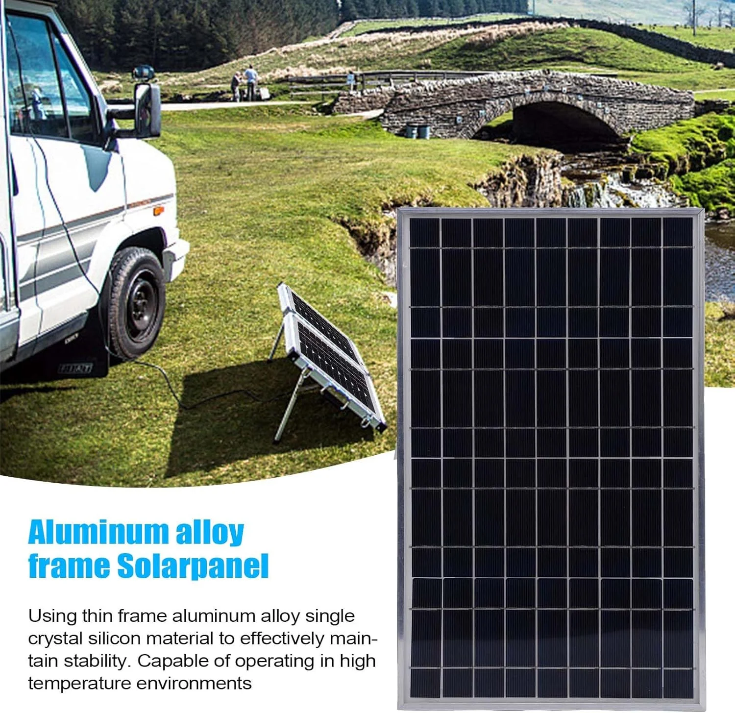 پنل خورشیدی با کنترلر شارژ | کیت استارتر پنل خورشیدی 100 واتی - سیستم اینورتر باتری برای کابین، کاروان، دریایی، تریلر، RV، قایق، کاربردهای سیستم خارج از شبکه پنل خورشیدی با کنترلر شارژ | کیت استارتر پنل خورشیدی 100 واتی - سیستم اینورتر باتری برای کابین، کاروان، دریایی، تریلر، RV، قایق، کاربردهای سیستم خارج از شبکه