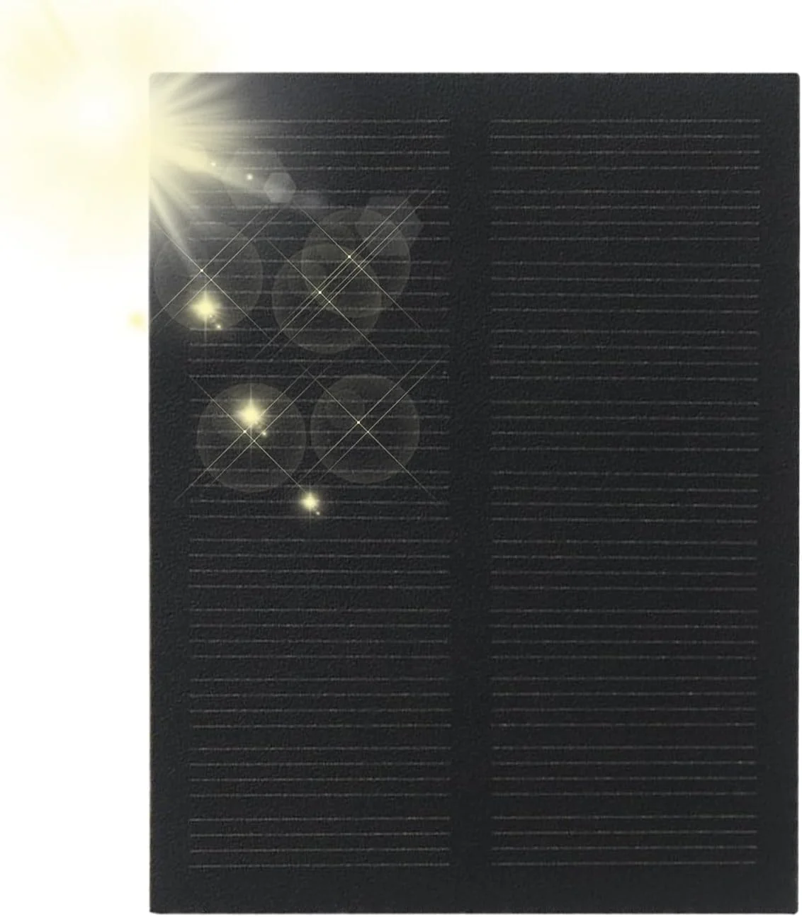 شارژر پنل خورشیدی - 5 عدد سلول خورشیدی کوچک 5.5 ولت برای اسباب بازی های الکترونیکی - ژنراتور ایستگاه شارژ ضد آب برای ماجراجویی در سفر با RV در فضای باز خانگی، پیاده روی و کمپینگ