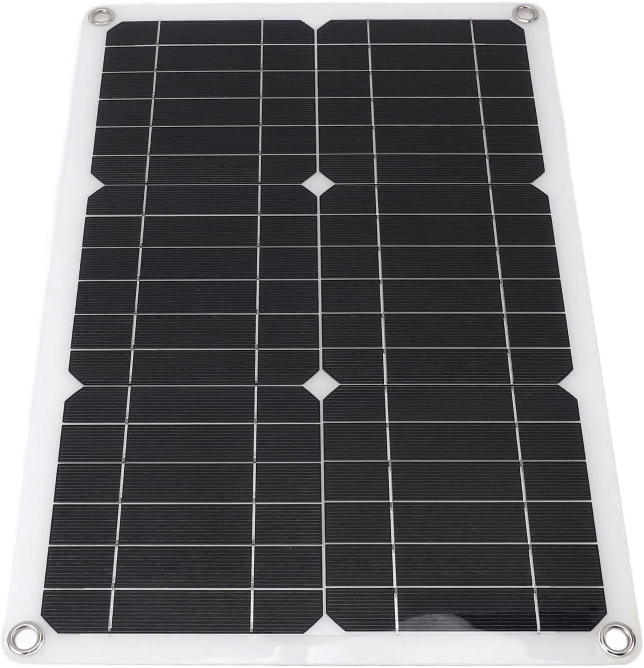 پنل خورشیدی انعطاف پذیر 20 وات مونوکریستال با راندمان بالا، جمع و جور، سبک و قابل حمل برای RV، قایق تفریحی، نصب آسان