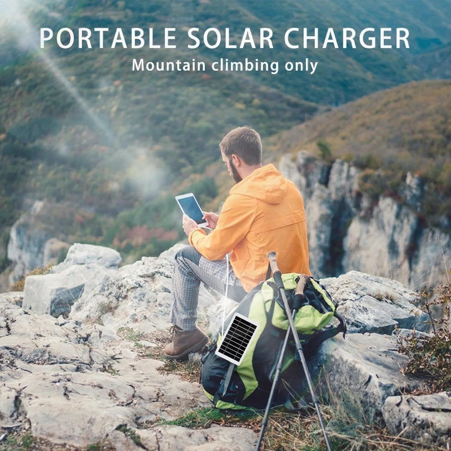 پنل خورشیدی قابل حمل - پنل های خورشیدی تک کریستالی برای RV، خروجی ولتاژ 5 ولت، راه حل انرژی خورشیدی با راندمان بالا برای پشتیبان گیری برق در کمپینگ، خانه متحرک، دریایی، مزرعه، قایق، تریلر مسافرتی، پشت بام