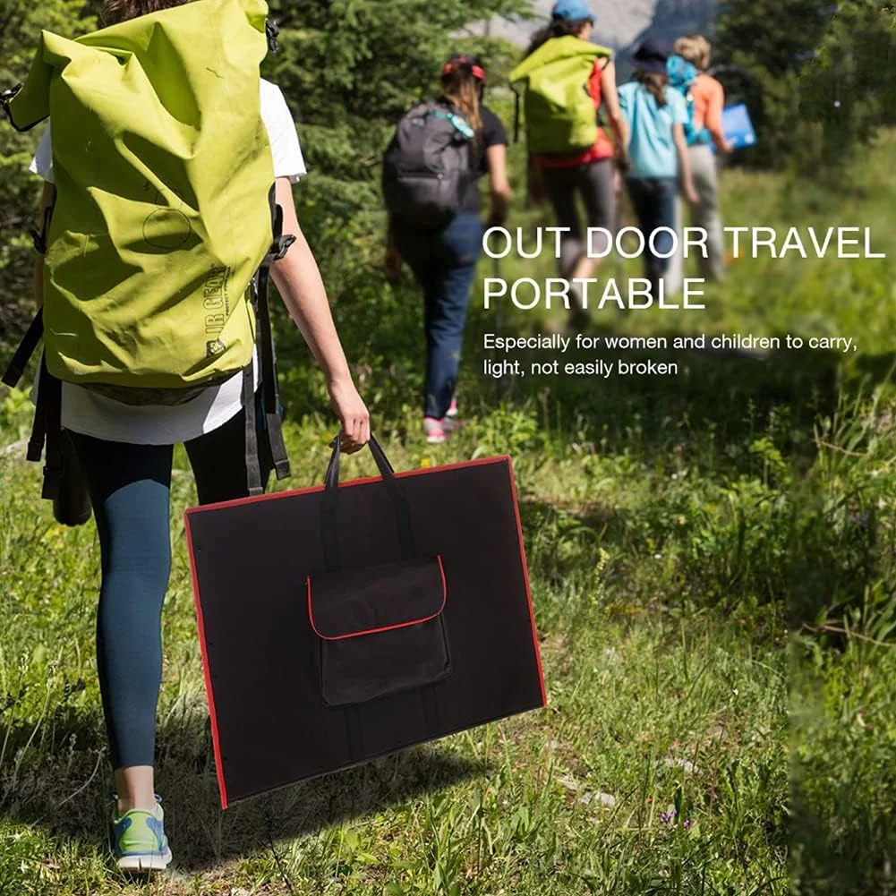 پنل خورشیدی تاشو مونوکریستالین 200 وات 18 ولت، مناسب برای شارژ باتری ماشین، تریلر کمپینگ، قایق و سطوح ناهموار