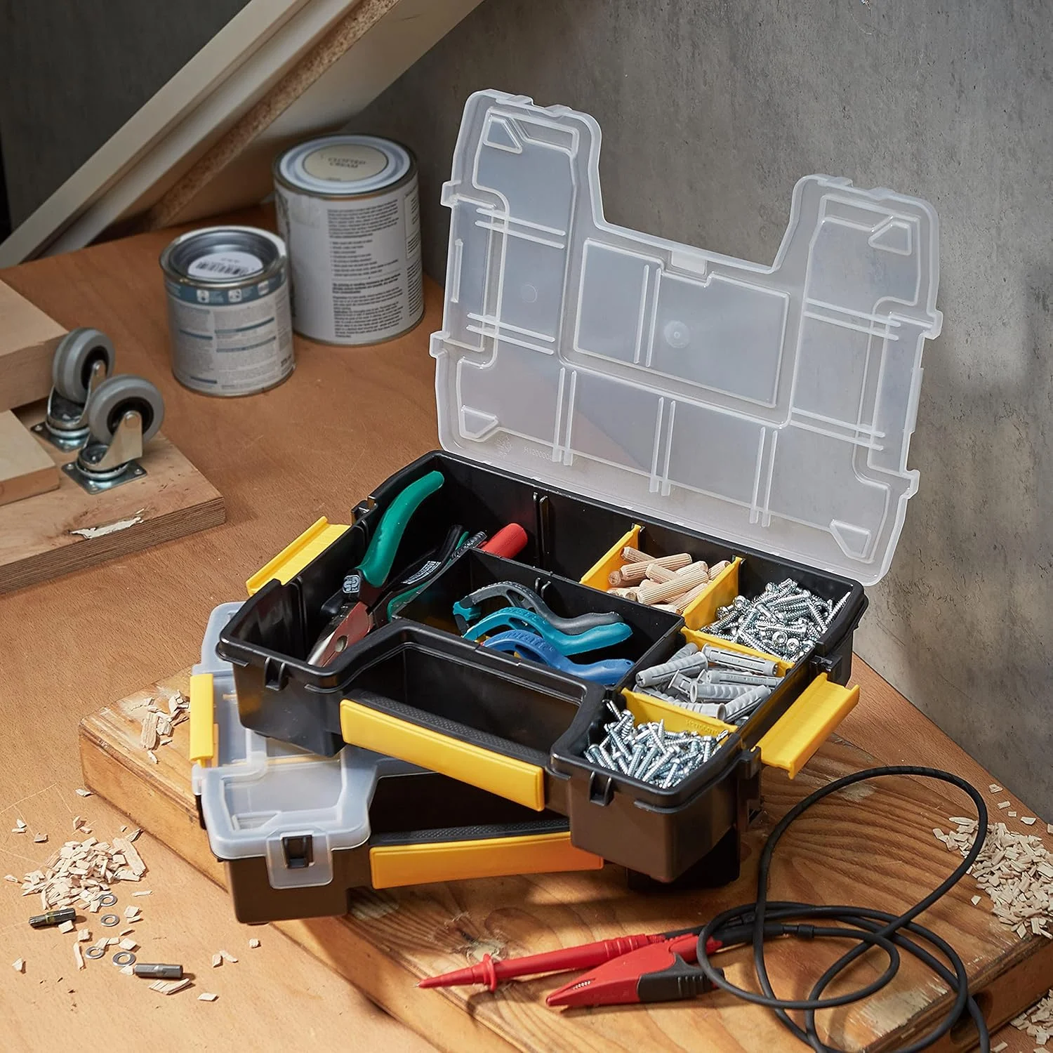 جعبه ابزار استنلی مدل STST1-71197 "Sortmaster"، چند رنگ، ست 2 عددی