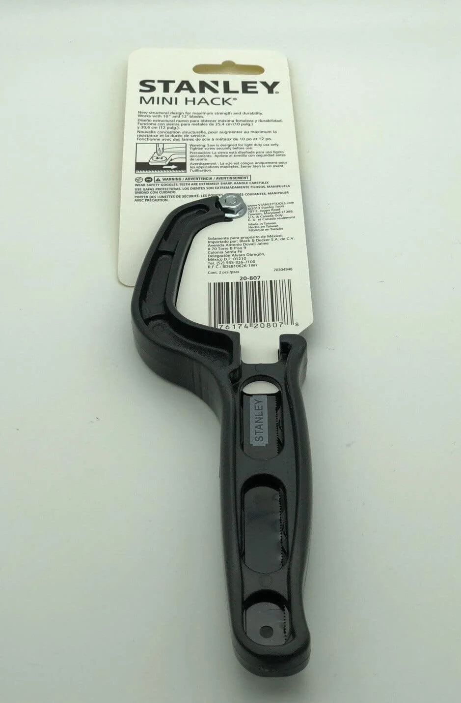 اره کمانی دستی کوچک استنلی، مشکی، 10 اینچ، STHT20807-8 اره کمانی دستی کوچک استنلی، مشکی، 10 اینچ، STHT20807-8