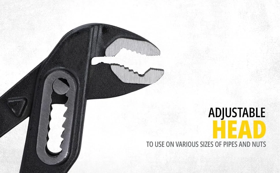 انبر کلاغی 10 اینچی باریک فولادی استنلی مدل 71-669 با خواص ضد خوردگی مناسب برای لوله کشی، زرد و مشکی