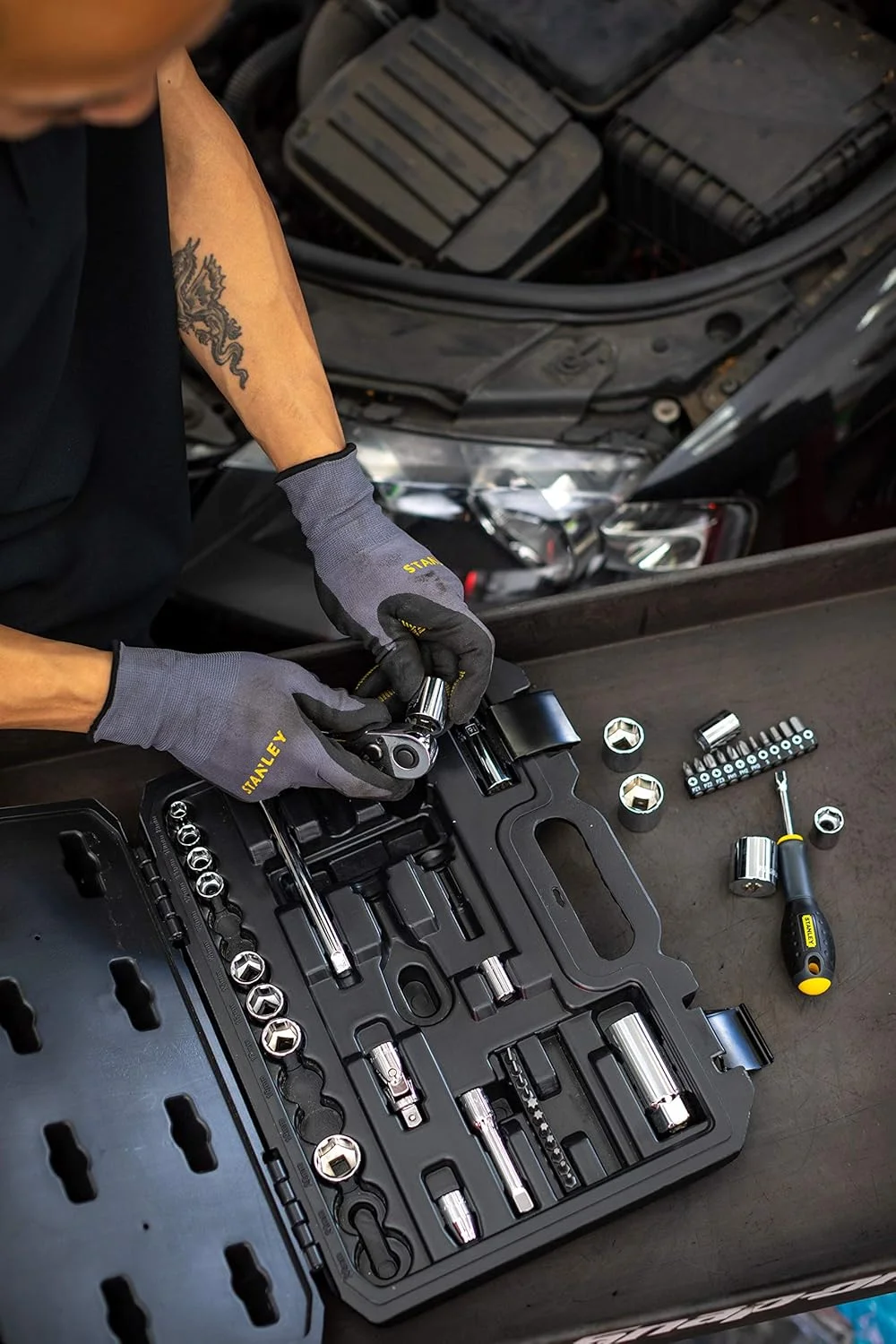 مجموعه آچار بکس ¼ اینچ - ۳۸ قطعه