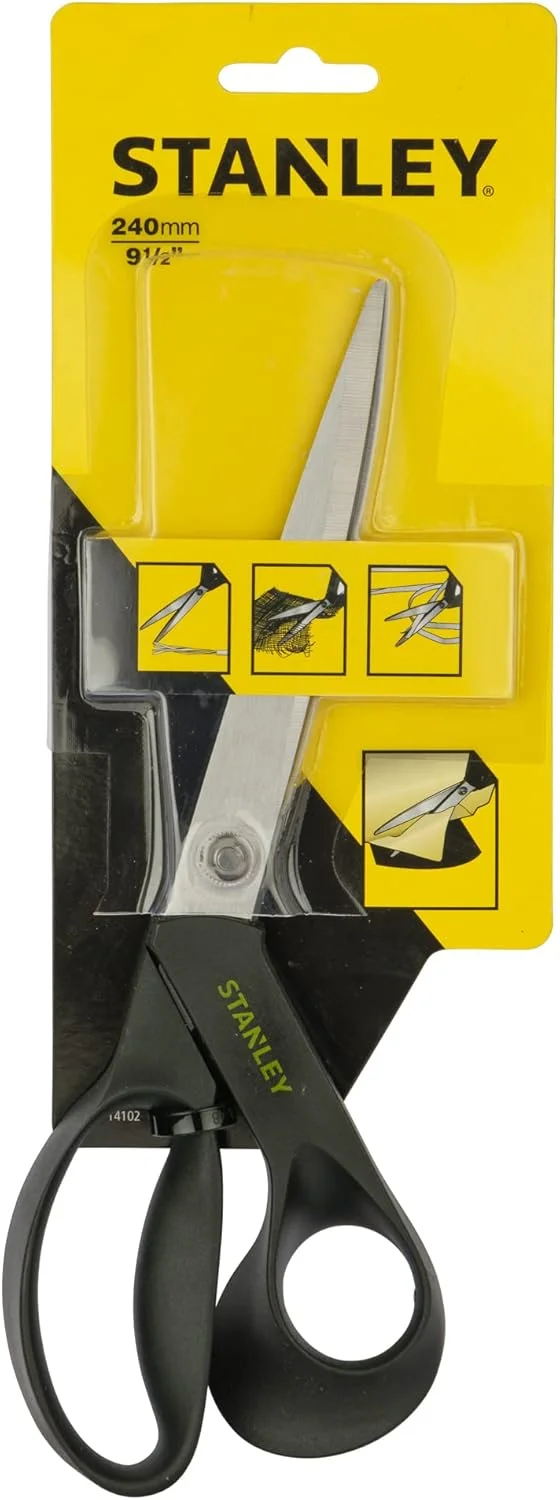 قیچی همه کاره استنلی مدل Stht0-14102Bt، نقره ای/مشکی، 240 میلی متر