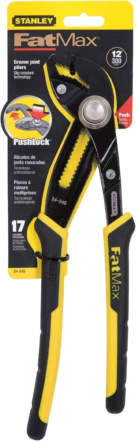 انبر کلاغی 12 اینچی چند رنگ استنلی مدل FATMAX 0-84-649