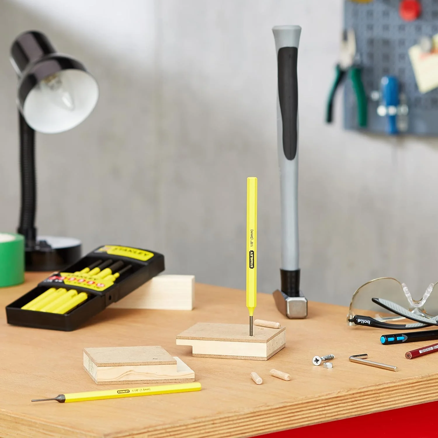 مجموعه پانچ 6 عددی استنلی مدل 418226، مشکی/زرد