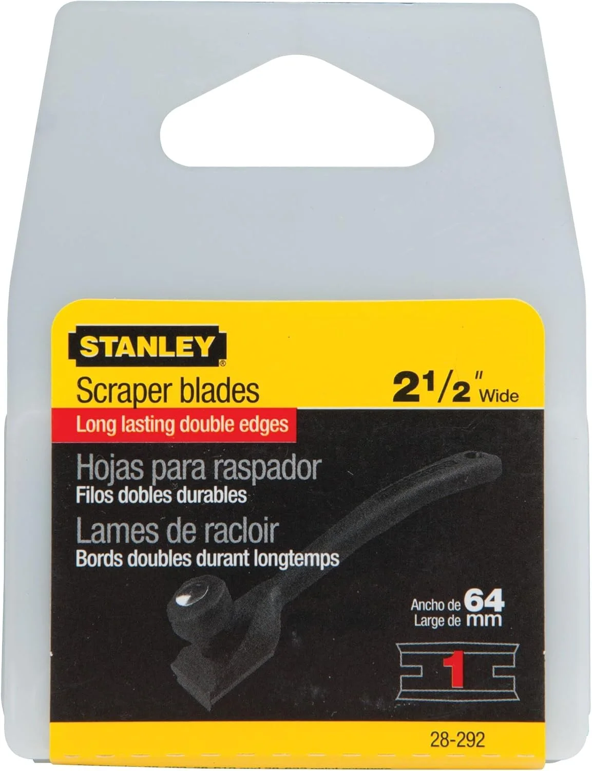 تیغه یدکی استنلی 0-28-292 برای خراشنده، نقره ای