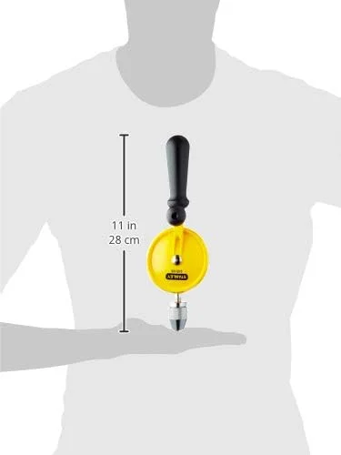 دریل دستی استنلی 105 با ظرفیت 1 تا 8 میلی‌متر (رنگ ممکن است متفاوت باشد)