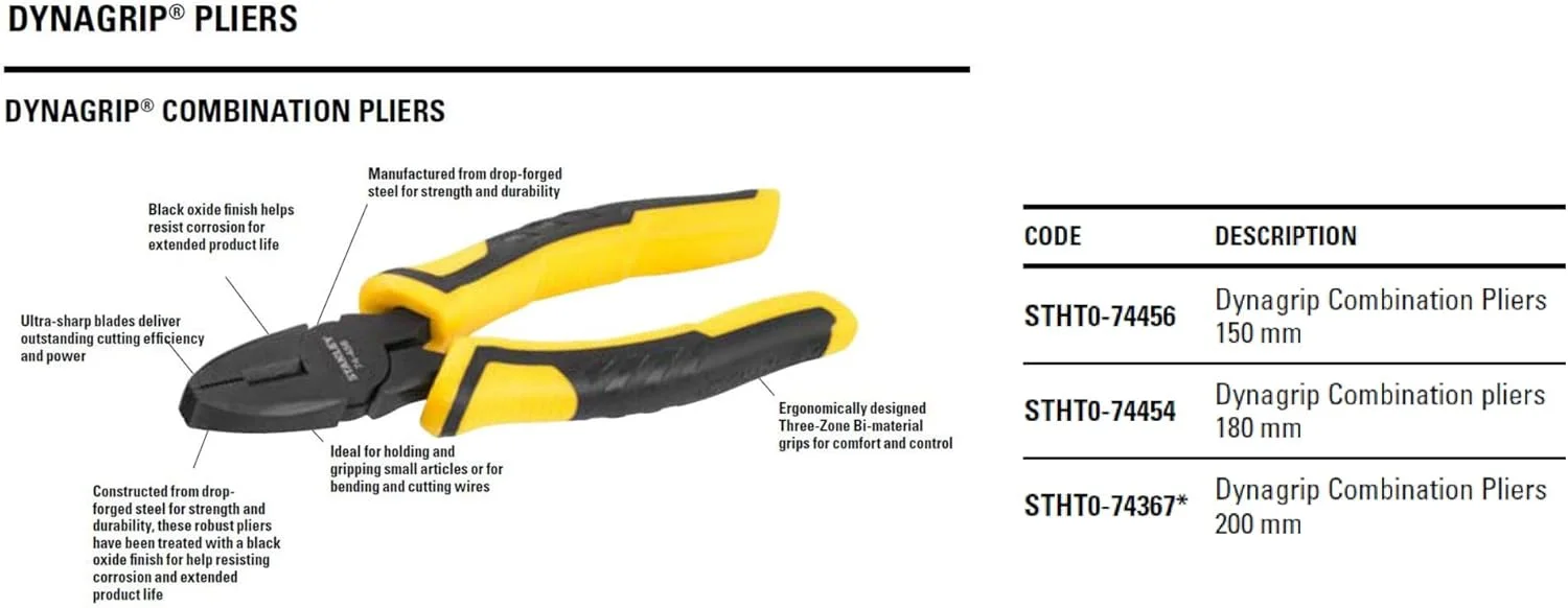 انبر ترکیبی استنلی مدل STA074454