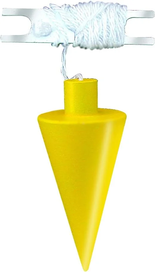 سه پایه 1.60 متری، میله اندازه گیری 5 متری، کیف حمل سخت، زرد/مشکی، 1-77-160