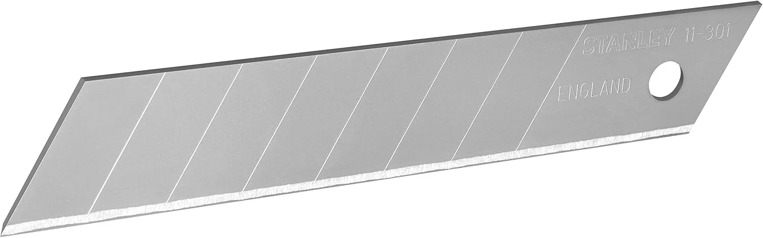 تیغه های جدا شونده استنلی 2-11-301 در بسته بندی (5 عددی)، نقره ای تیغه های جدا شونده استنلی 2-11-301 در بسته بندی (5 عددی)، نقره ای