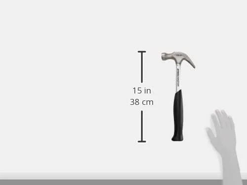 چکش میخ کش استنلی مدل Steel Master 1-51-031، وزن 450 گرم، نقره ای/مشکی، یک عدد