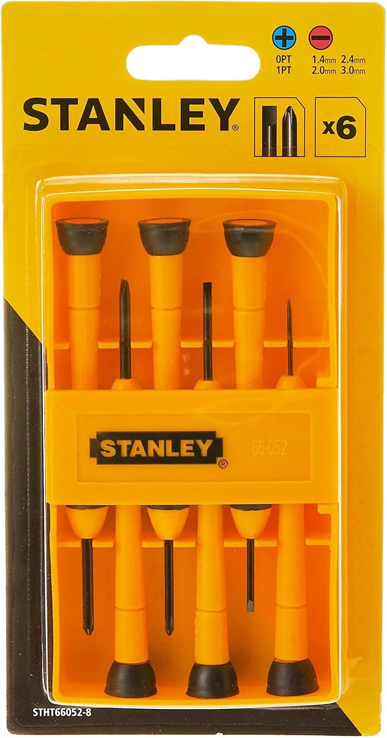 مجموعه پیچ گوشتی دقیق 6 عددی استنلی مدل 0-66-052