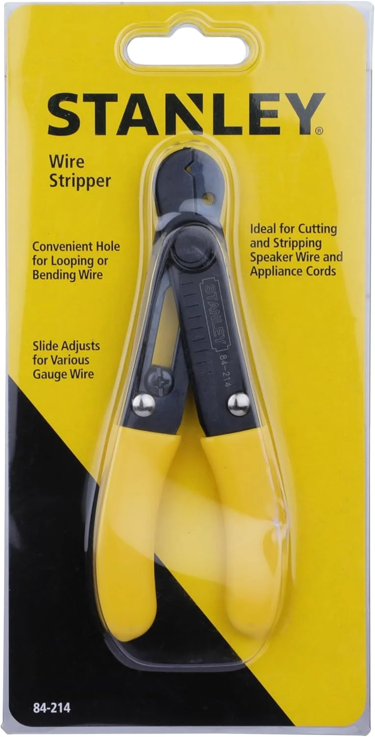 سیم لخت کن 130 میلی متری استنلی مدل 84-214-22، زرد و مشکی سیم لخت کن 130 میلی متری استنلی مدل 84-214-22، زرد و مشکی