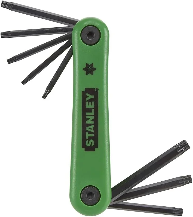 مجموعه آچار آلن تاشو استنلی مدل 469263 - ستاره‌ای (8 عددی)