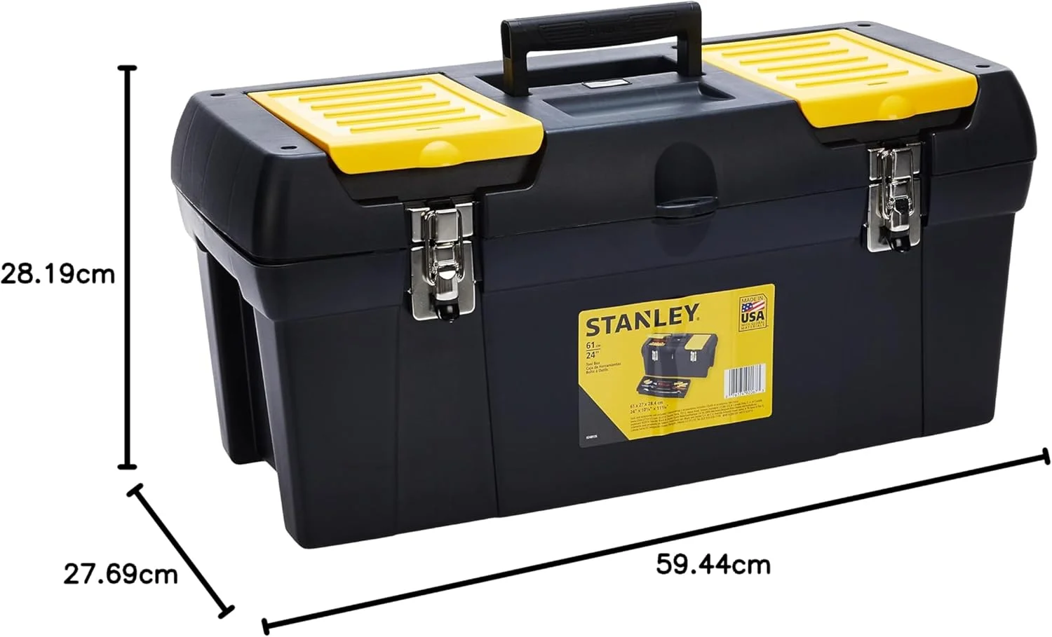 جعبه ابزار استنلی مدل 024013S، مشکی