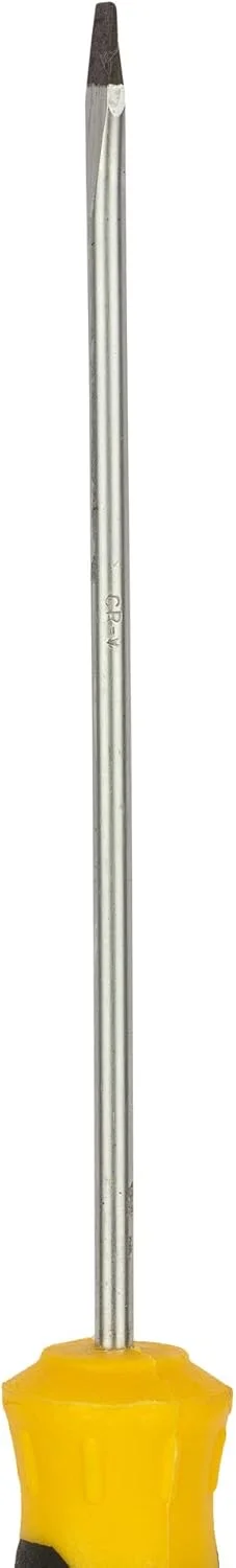 پیچ گوشتی دوسو استاندارد استنلی مدل Stmt60818-8 با دسته نرم، 3 میلی متر در 100 میلی متر، مشکی و زرد