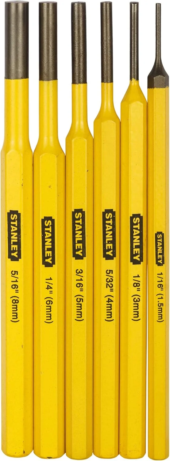 مجموعه 6 عددی پانچ سوزنی استنلی (زرد و مشکی)