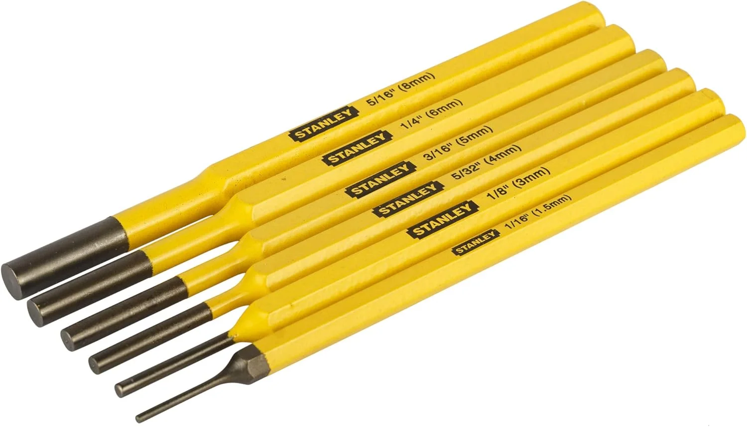 مجموعه 6 عددی پانچ سوزنی استنلی (زرد و مشکی)