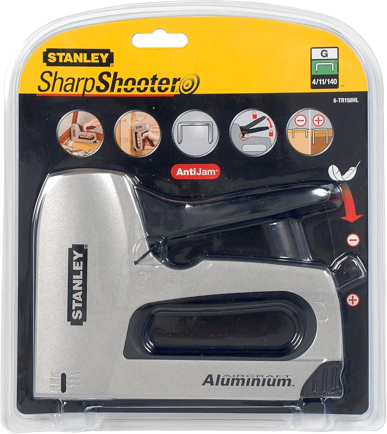 منگنه کوب استنلی SharpShooter، با قدرت بالا (TR150HL) منگنه کوب استنلی SharpShooter، با قدرت بالا (TR150HL)