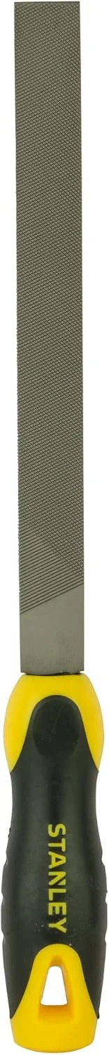 سوهان تخت استنلی مدل 0-22-441 به همراه دسته، سایز 1، زرد/مشکی سوهان تخت استنلی مدل 0-22-441 به همراه دسته، سایز 1، زرد/مشکی