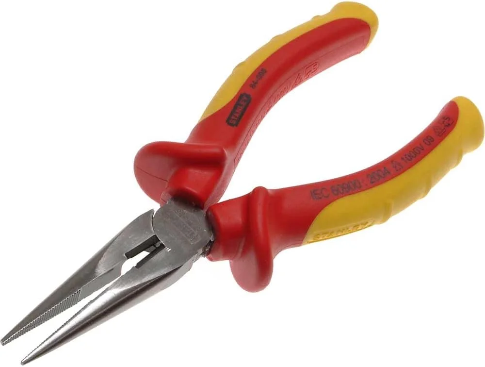 انبر دم باریک 160 میلیمتری استنلی مدل 0-84-006، زرد/قرمز انبر دم باریک 160 میلیمتری استنلی مدل 0-84-006، زرد/قرمز