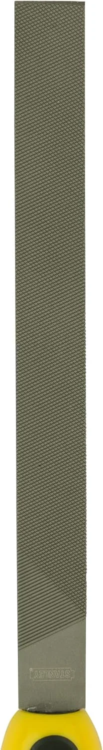 سوهان تخت استنلی مدل 0-22-441 به همراه دسته، سایز 1، زرد/مشکی