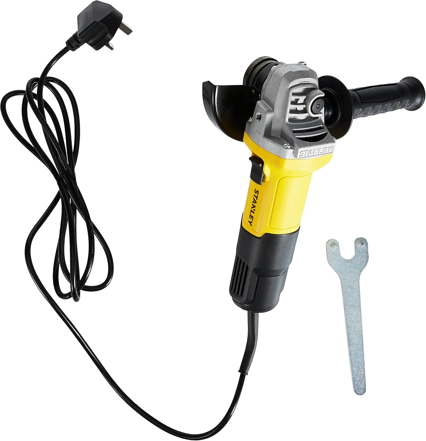 فرز سنگبری زاویه ای کوچک استنلی، 750 وات، 115 میلی متر، M14، 12000 دور در دقیقه، زرد/مشکی - Sg7115-B5