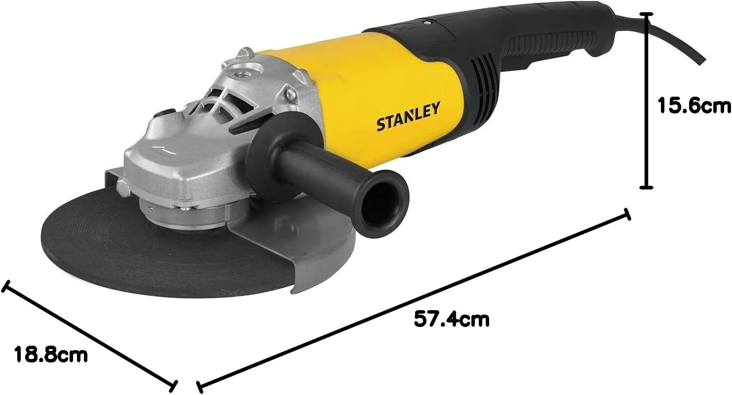 فرز سنگبری بزرگ استنلی مدل STGL2023 با قطر صفحه 230 میلی‌متر