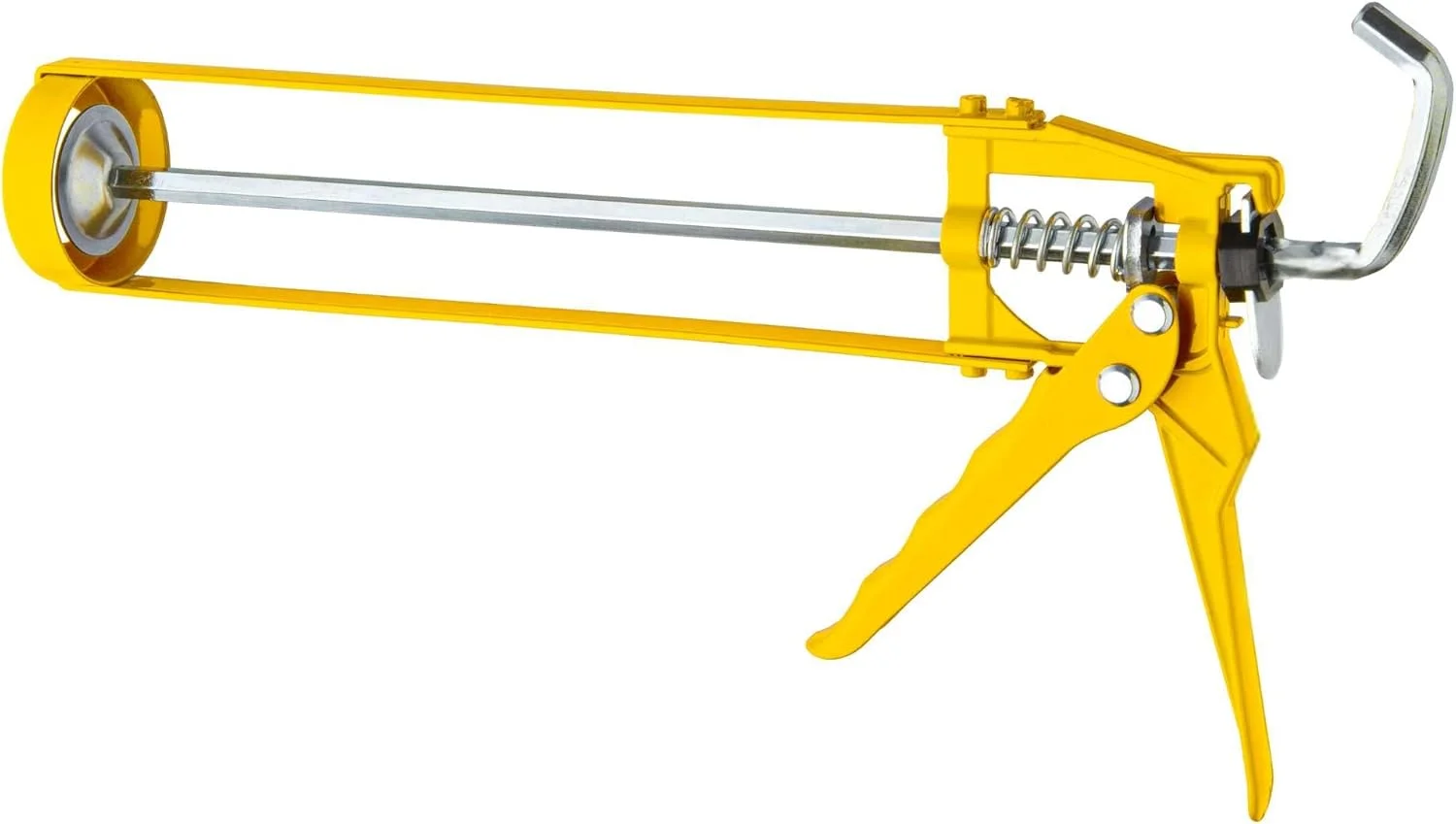 تفنگ درزگیری استنلی - تفنگ درزگیر سیلیکونی 10 اونسی با قدرت فشاری 1400 نیوتن، عملکرد ضد چکه، ارابه فولادی و دسته آلومینیومی | نسبت رانش 7:1، 1 عدد