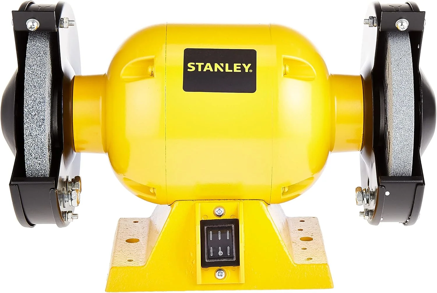 سنگ رومیزی برقی استنلی با موتور 1/2 اسب بخار (373 وات) و صفحه 6 اینچی (152 میلیمتر)، مدل STGB3715-B5 سنگ رومیزی برقی استنلی با موتور 1/2 اسب بخار (373 وات) و صفحه 6 اینچی (152 میلیمتر)، مدل STGB3715-B5