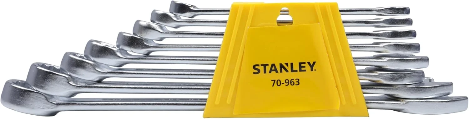 ست آچار یکسر رینگی 8 عددی استنلی مدل 70-963 ست آچار یکسر رینگی 8 عددی استنلی مدل 70-963