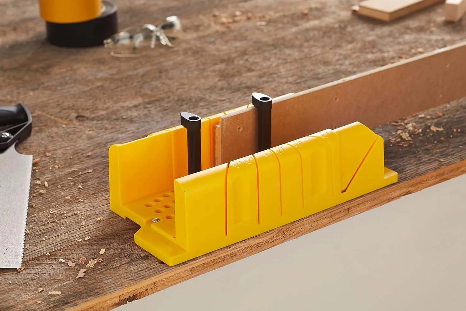 جعبه برش اره استنلی 1-20-112 از جنس آلومینیوم، مشکی