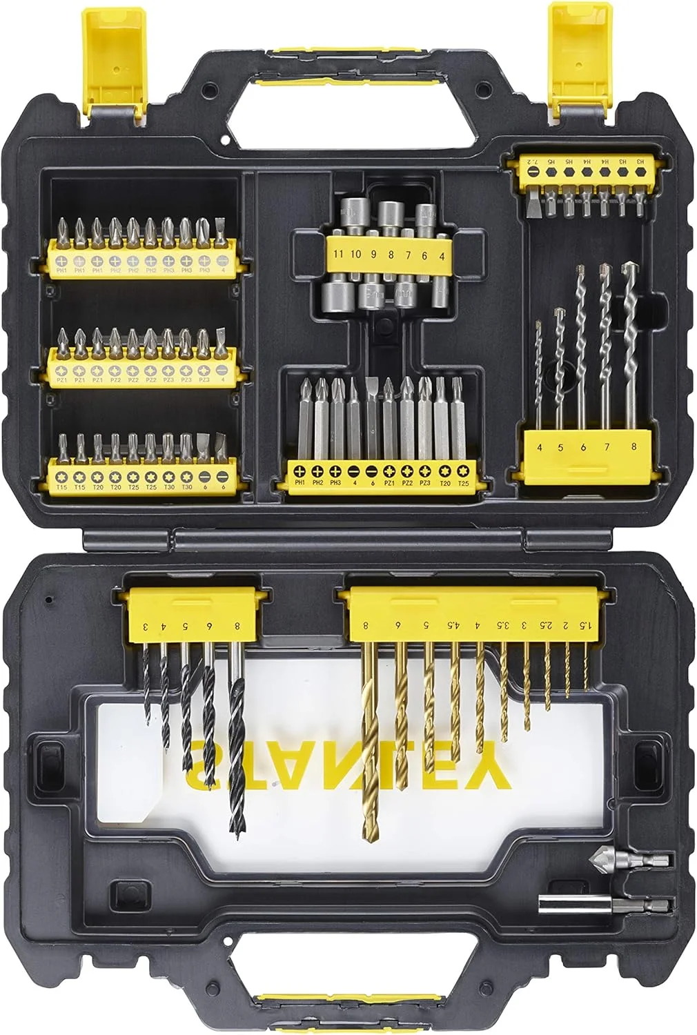 مجموعه 76 عددی مته و سری پیچ گوشتی استنلی، مشکی/زرد - Sta88544-Xj