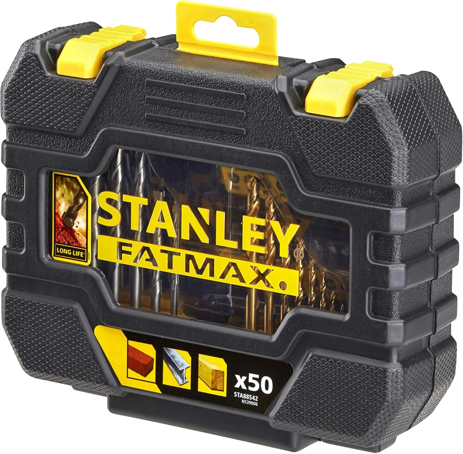 مجموعه 50 عددی مته و سری پیچ گوشتی استنلی، مشکی/زرد - STA88542-XJ مجموعه 50 عددی مته و سری پیچ گوشتی استنلی، مشکی/زرد - STA88542-XJ