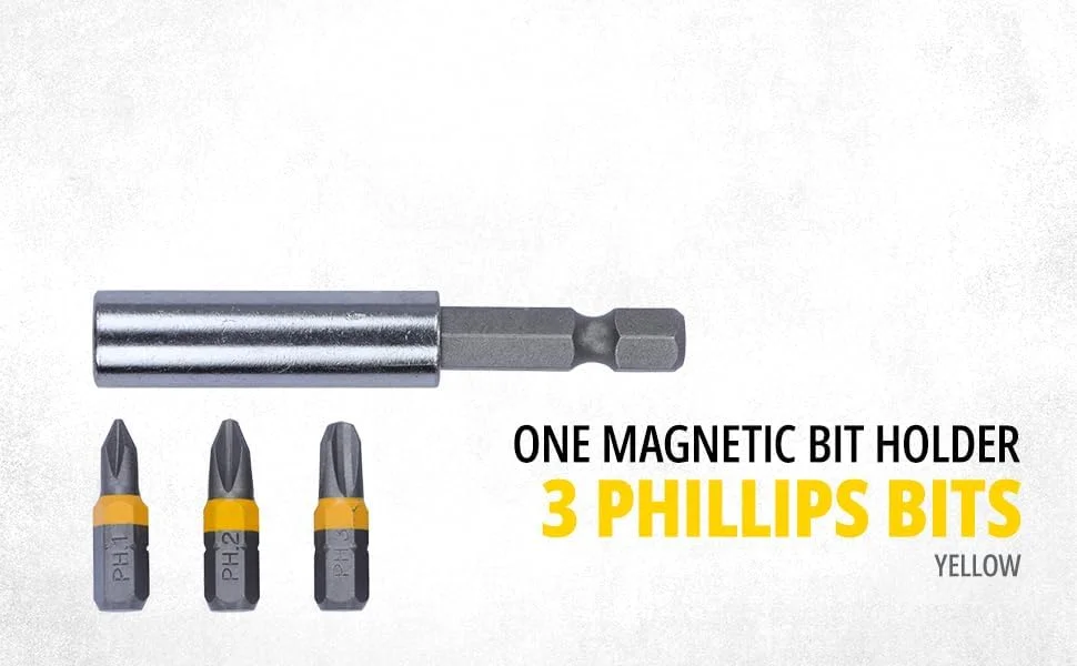 جعبه جمع و جور استنلی شامل 30 پیچ 25 میلی متری و 1 نگهدارنده سری پیچ گوشتی، مشکی، مدل STA60490-XJ