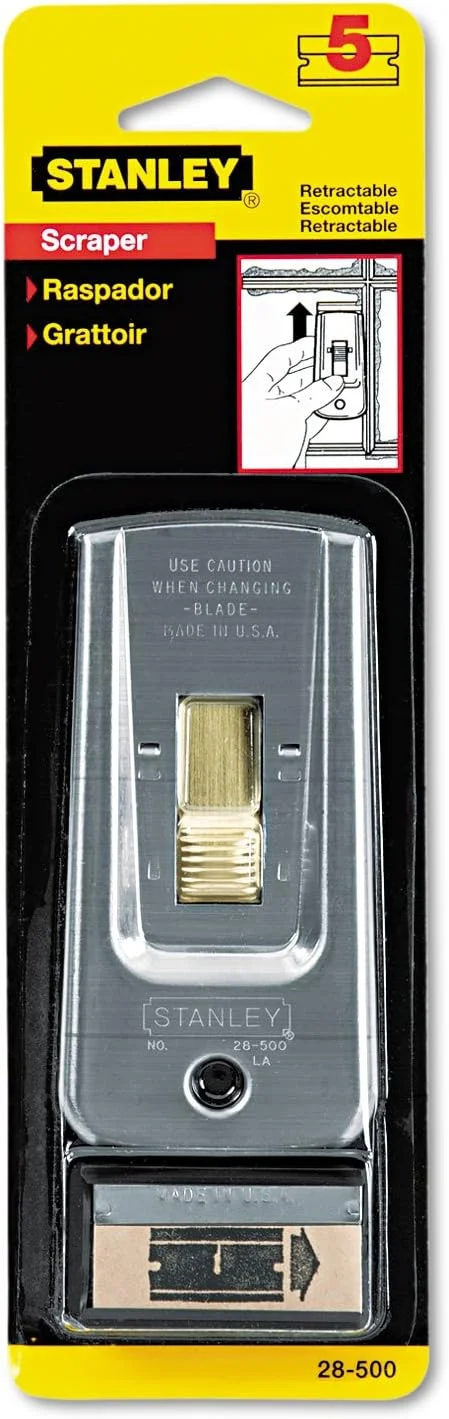 کاردک تیغ دار استنلی مدل 28-500 به همراه 5 تیغه کاردک تیغ دار استنلی مدل 28-500 به همراه 5 تیغه