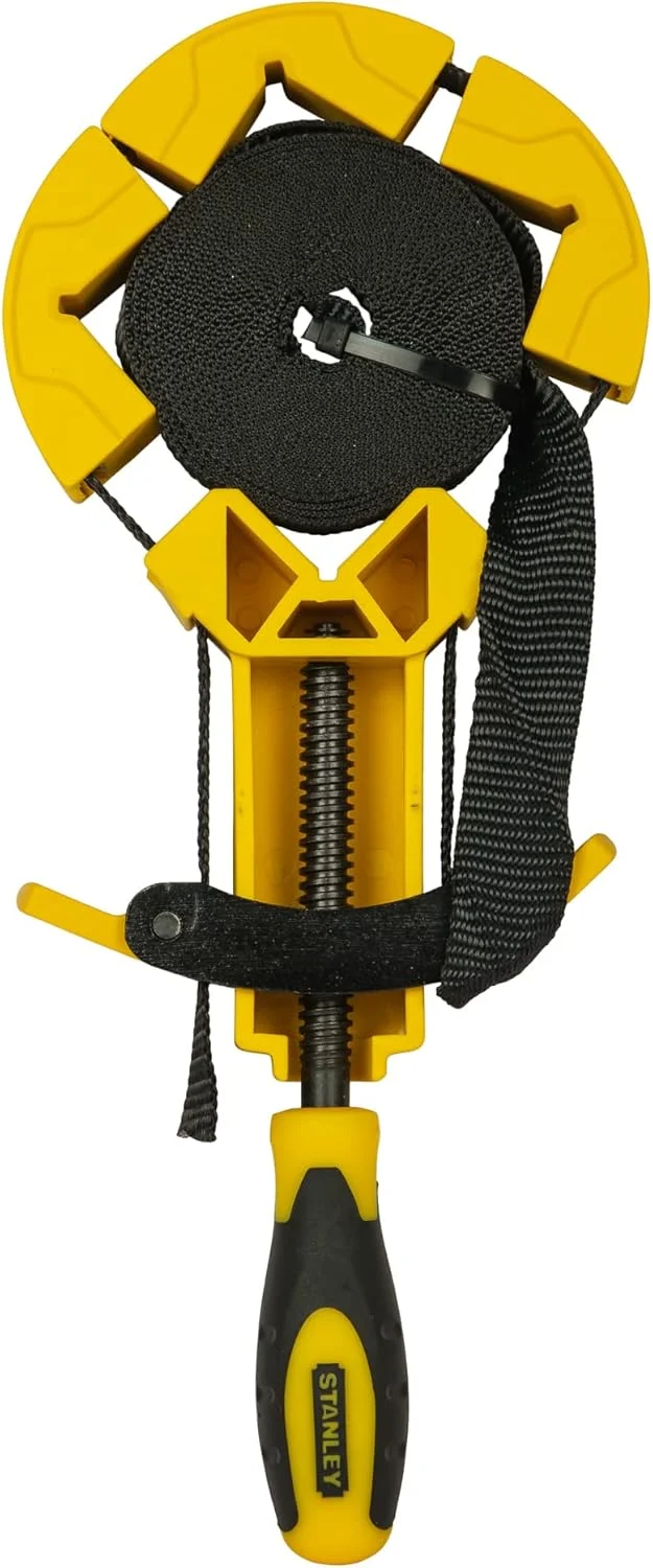 بست تسمه ای استنلی مدل ST083100 طول 4.5 متر، زرد/مشکی