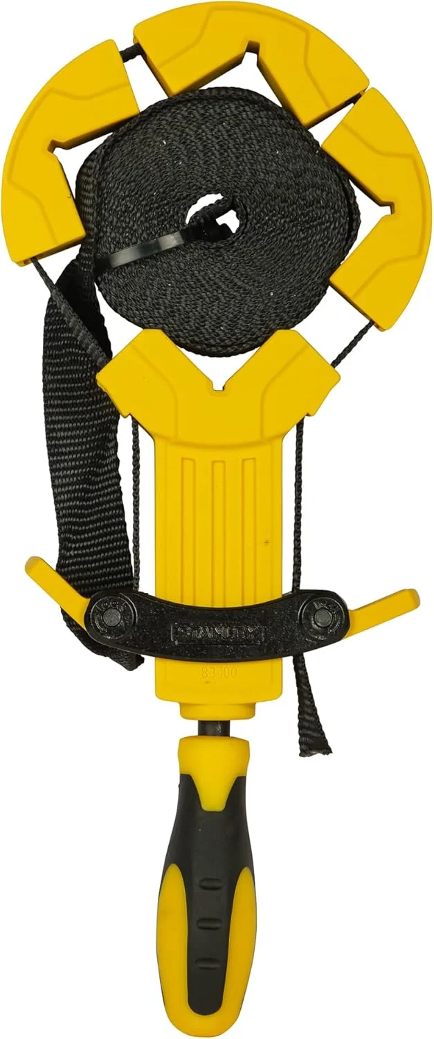 بست تسمه ای استنلی مدل ST083100 طول 4.5 متر، زرد/مشکی